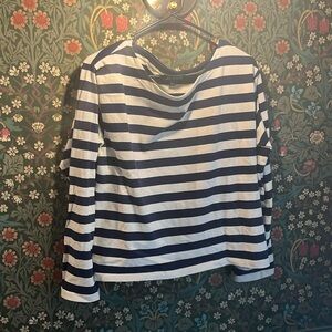 J.Crew boat neck, striped T-shirt, size small